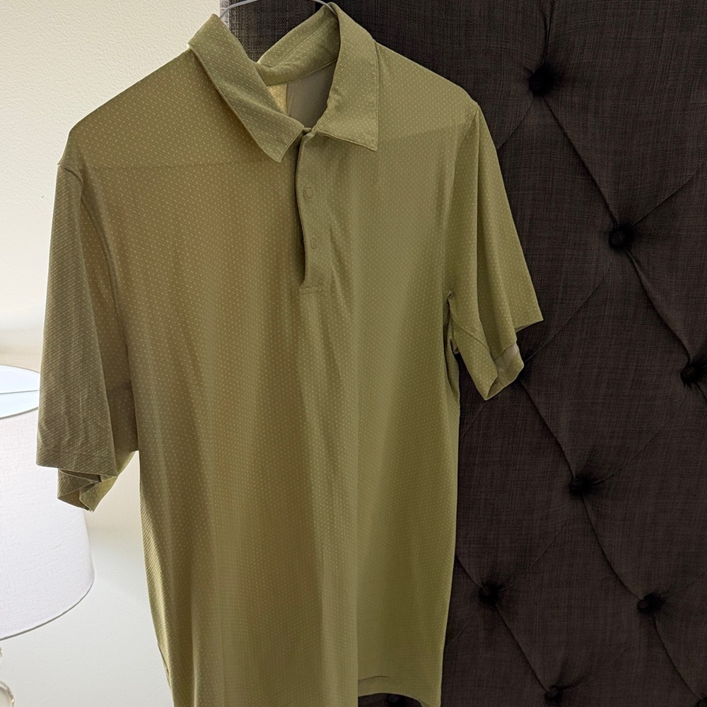 Men's Lululemon Olive Green Polo Shirt